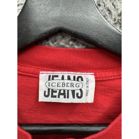 Vintage Bugs Bunny Ice History Double‎ Sided Red TShirt L-XL Mens - Picture 4 of 9